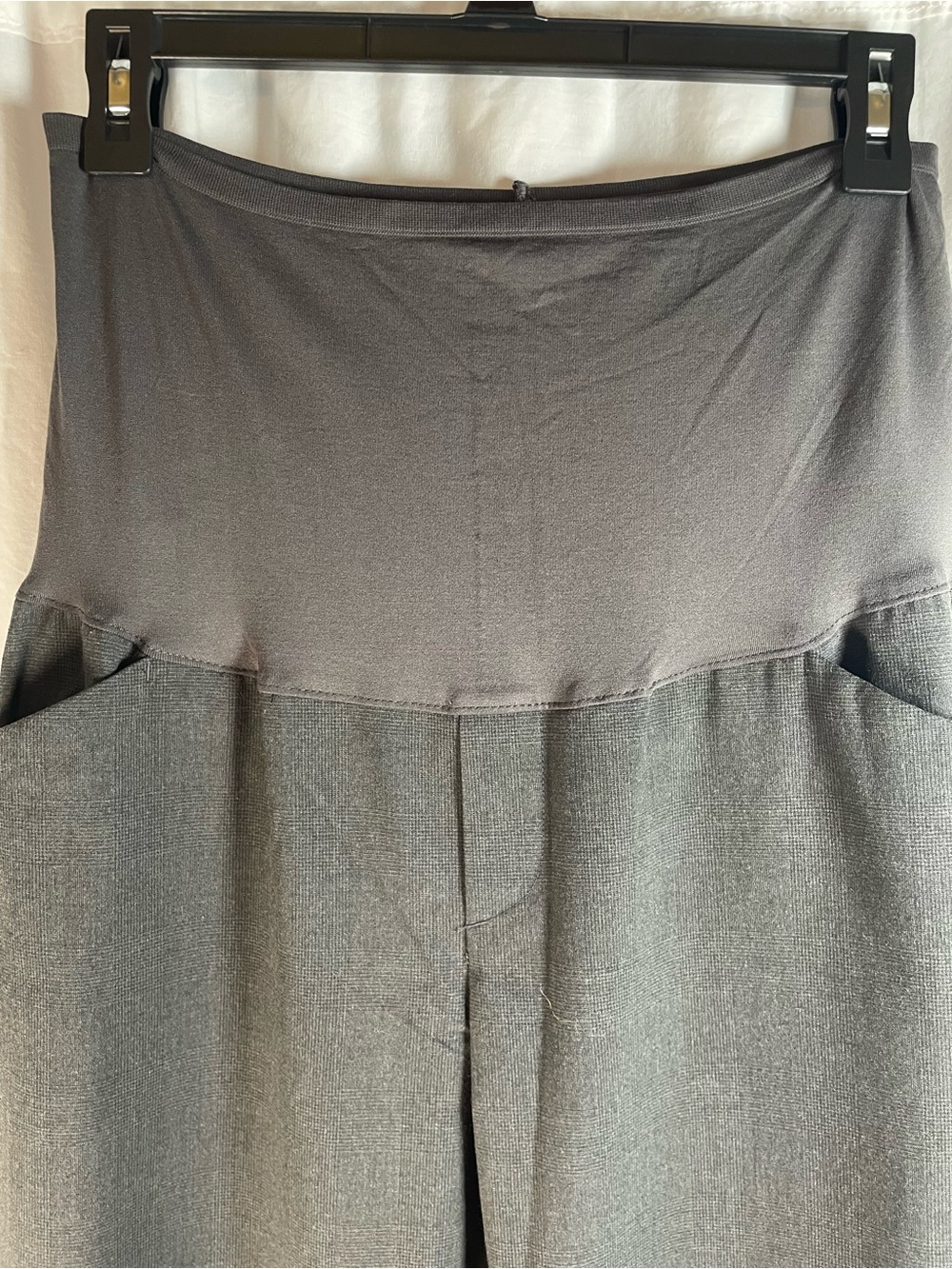 GAP Wide-Leg Maternity Pants — Charcoal/Dark Grey - Picture 2 of 9
